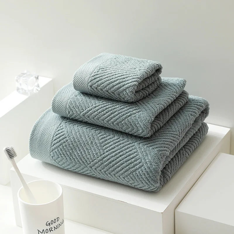 Tripple Towel Set • Long-Staple Cotton