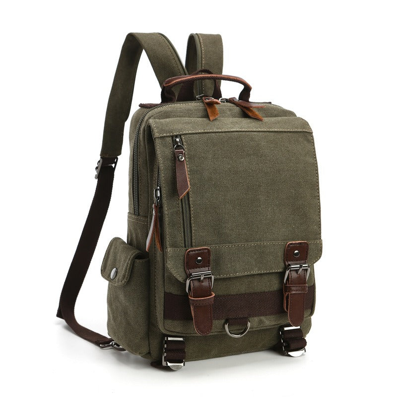 Canvas Backpack Men Travel Back Pack Multifunctional Shoulder Bag for Women Laptop Rucksack School Bags Female Daypack