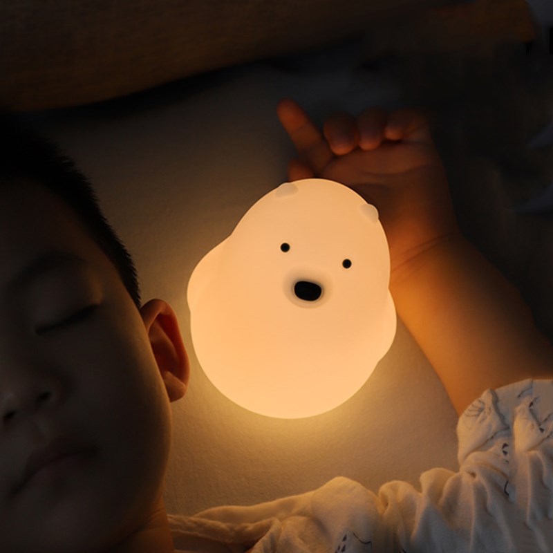 Bear Night Light •  USB Timing Silicone Lamp