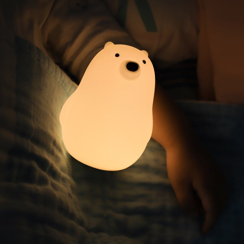 Bear Night Light •  USB Timing Silicone Lamp