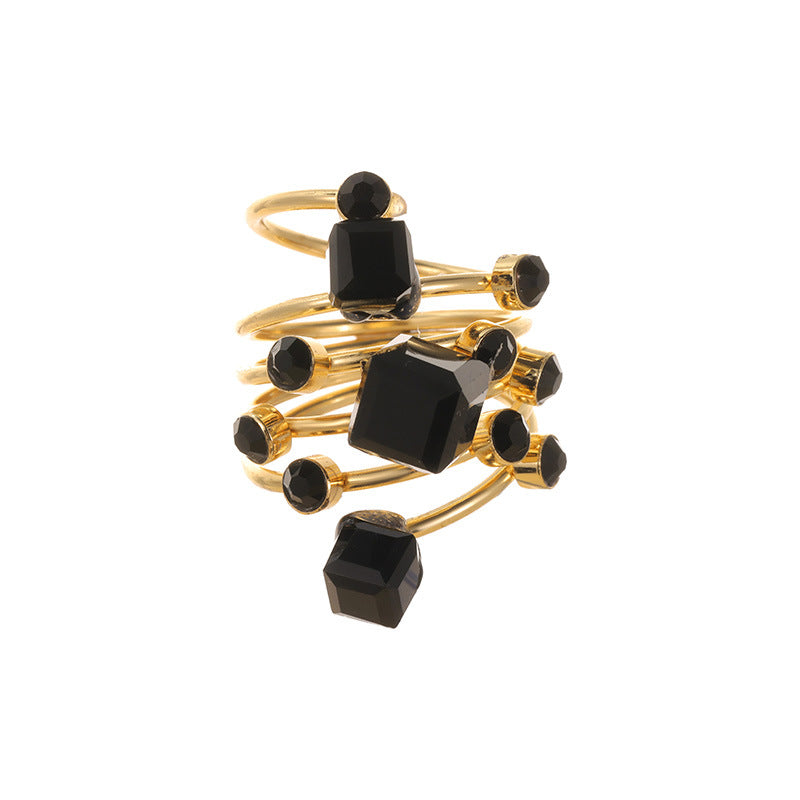 Black Stones Ring • Magic Number Cipher Power Thirty-Nine