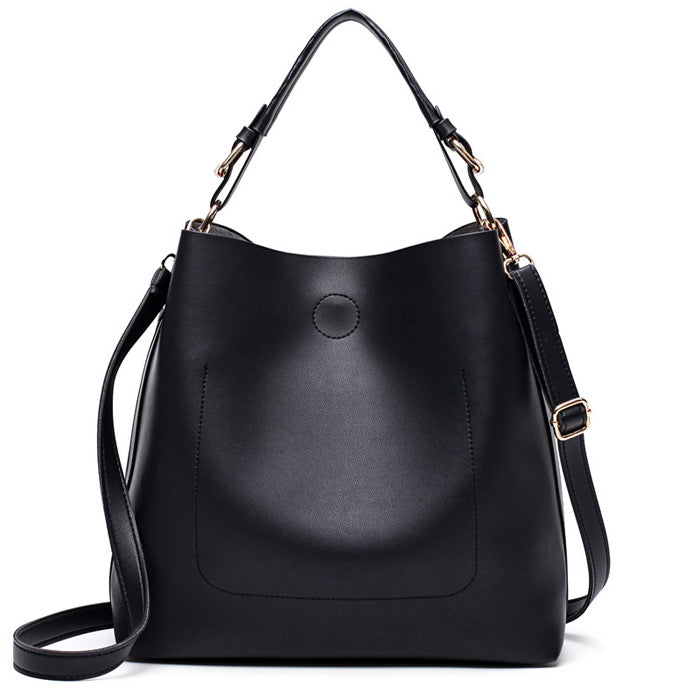 Composite Messenger Tote • PU Leather Handbag