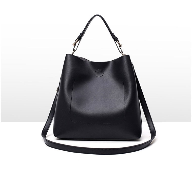 Composite Messenger Tote • PU Leather Handbag