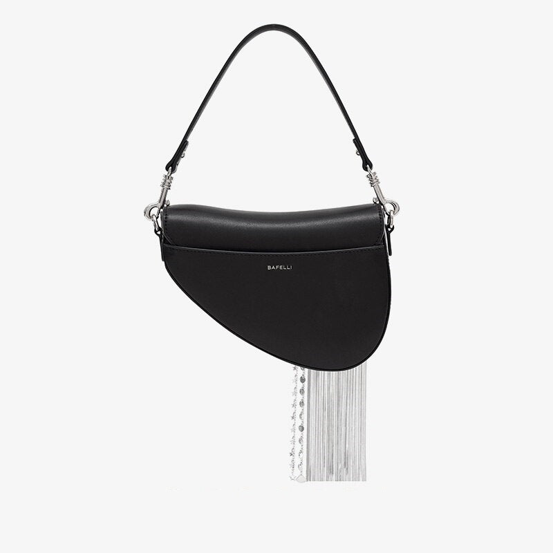 Silver Tassel Autumn Winter Bag • Cow Leather Messenger Bag