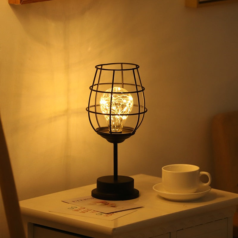 Decorative Night Light • Iron Wire LED Light