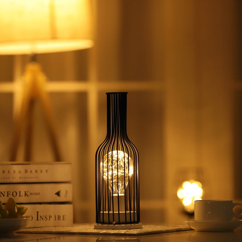 Decorative Night Light • Iron Wire LED Light