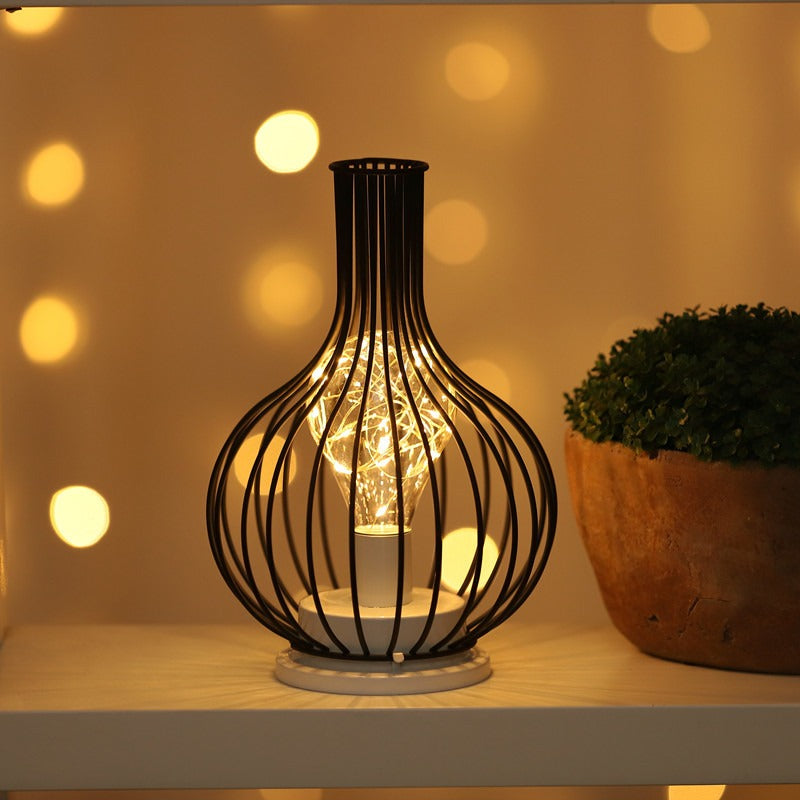 Decorative Night Light • Iron Wire LED Light