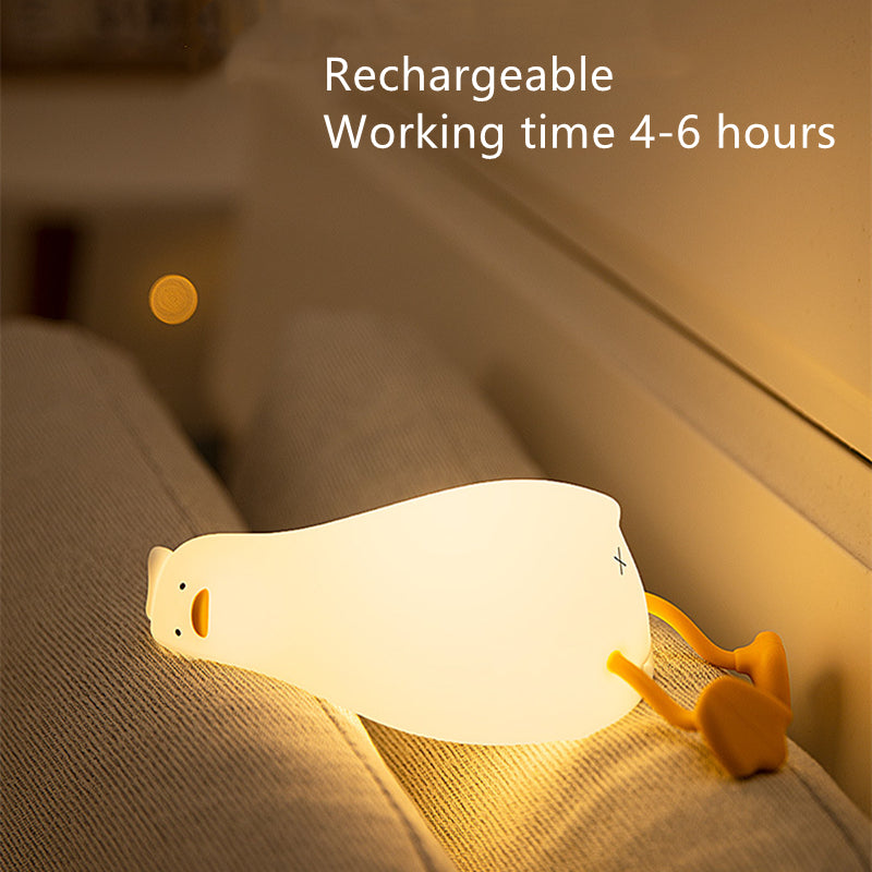 Duck Night Light •  USB Timing Silicone Lamp