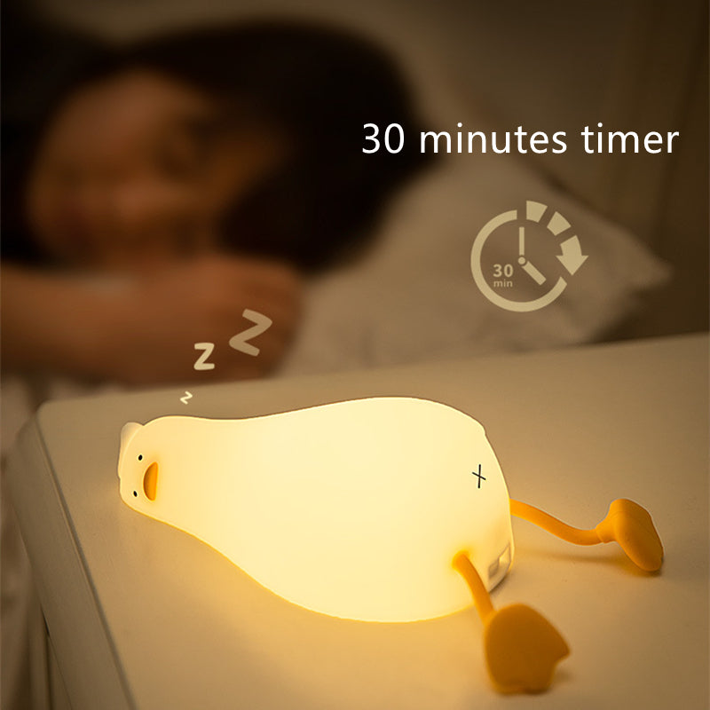 Duck Night Light •  USB Timing Silicone Lamp