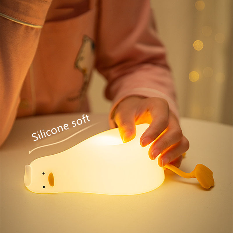 Duck Night Light •  USB Timing Silicone Lamp