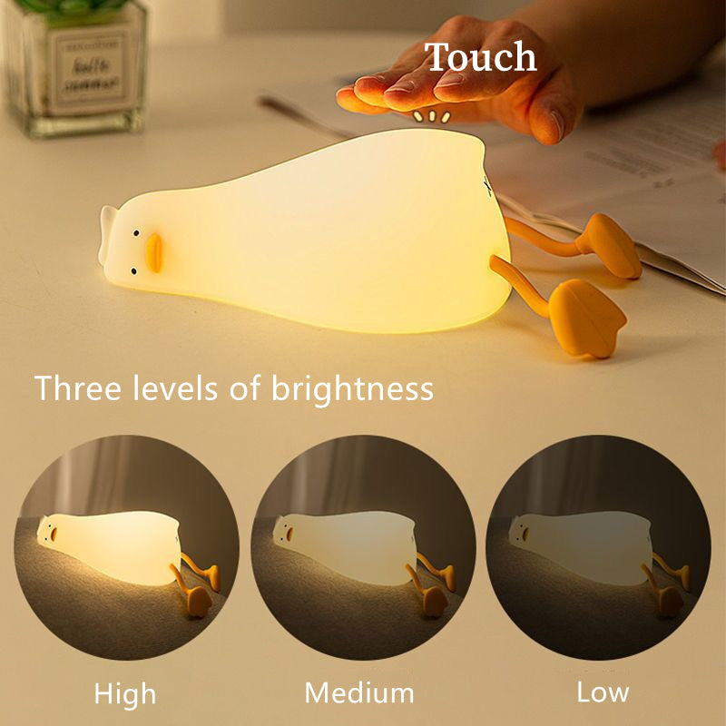 Duck Night Light •  USB Timing Silicone Lamp