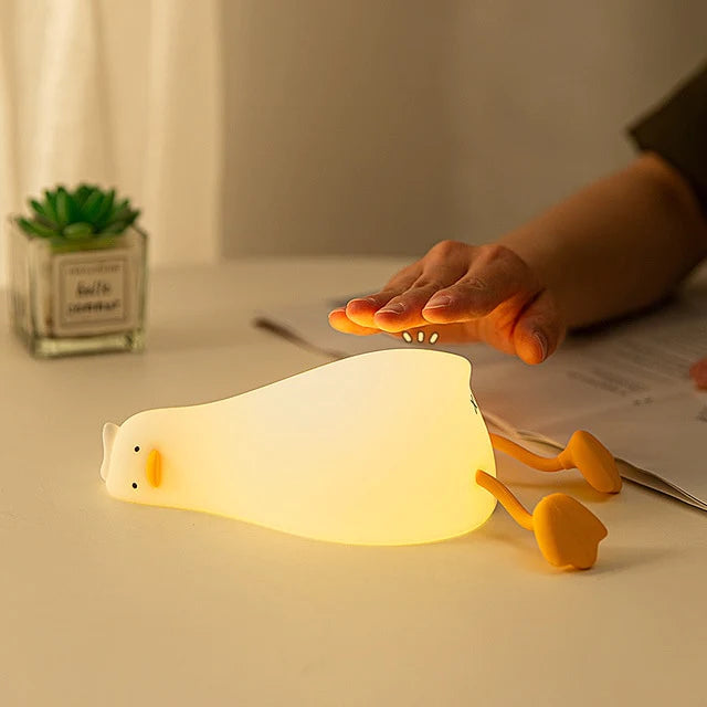 Duck Night Light •  USB Timing Silicone Lamp