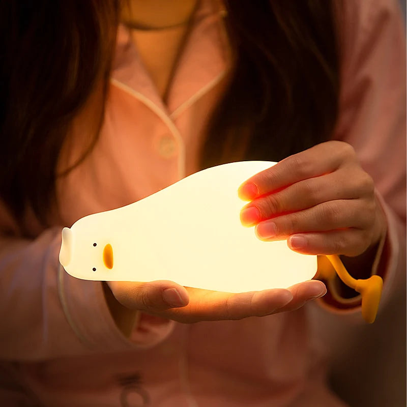 Duck Night Light •  USB Timing Silicone Lamp