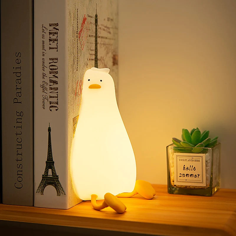 Duck Night Light •  USB Timing Silicone Lamp