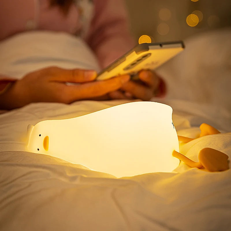 Duck Night Light •  USB Timing Silicone Lamp