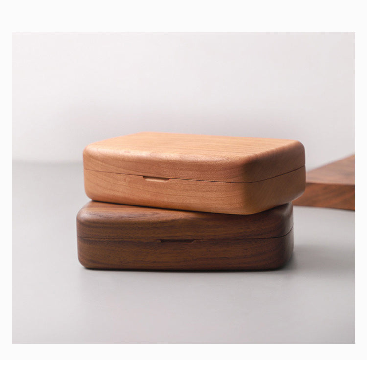 High-End Travel Storage • Wooden Jewelry Box