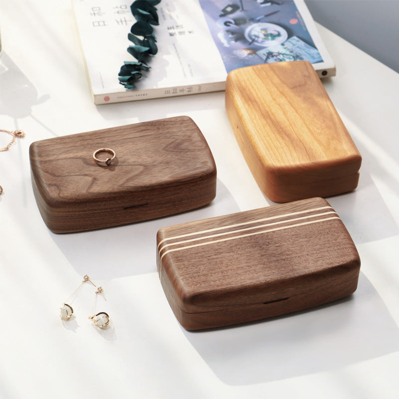 High-End Travel Storage • Wooden Jewelry Box