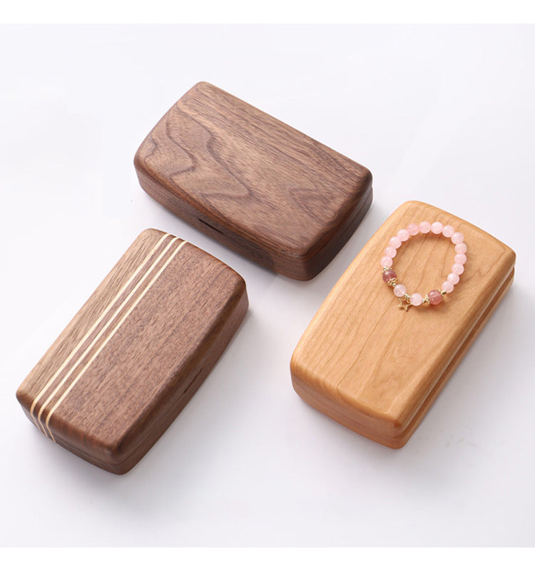 High-End Travel Storage • Wooden Jewelry Box