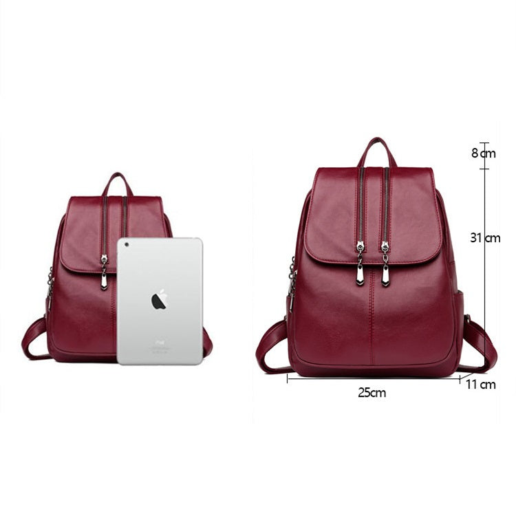 Laptop Leather Backpack • Women's Luxury Satchel Bag