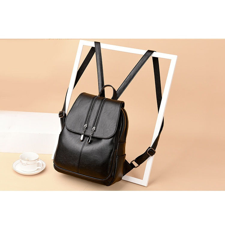 Laptop Leather Backpack • Women's Luxury Satchel Bag