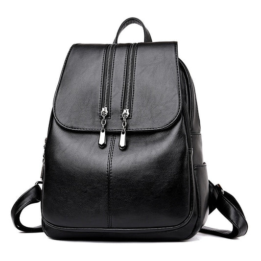 Laptop Leather Backpack • Women's Luxury Satchel Bag