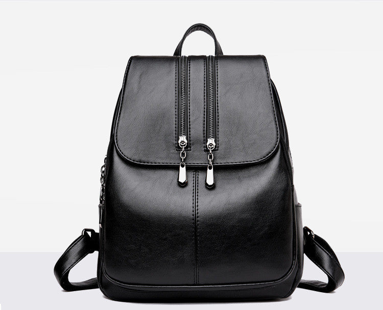 Laptop Leather Backpack • Women's Luxury Satchel Bag