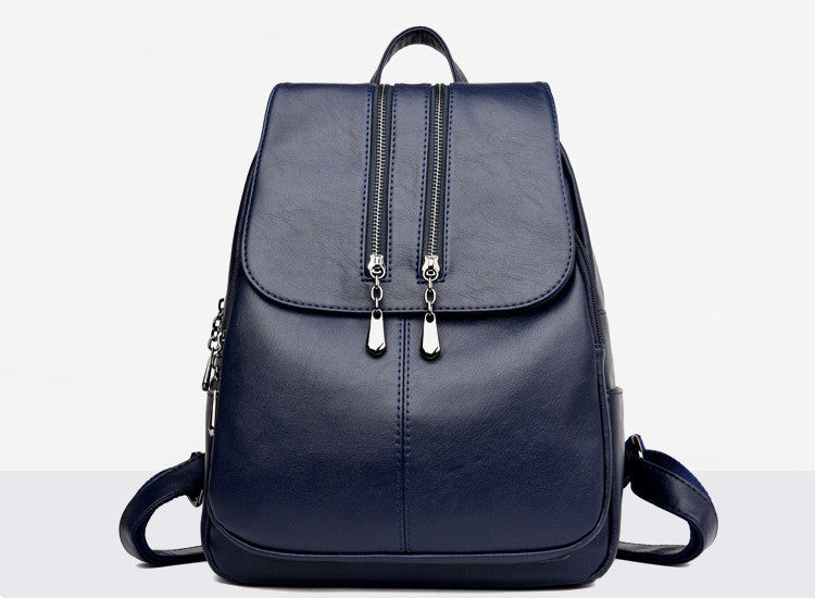 Laptop Leather Backpack • Women's Luxury Satchel Bag