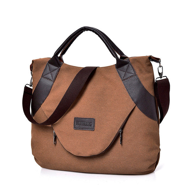 Laptop Street Messenger • Large Canvas Tote