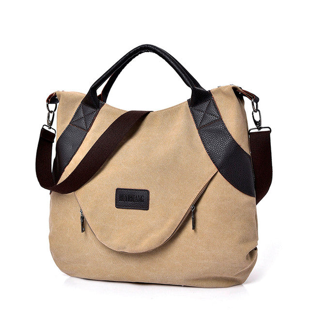 Laptop Street Messenger • Large Canvas Tote