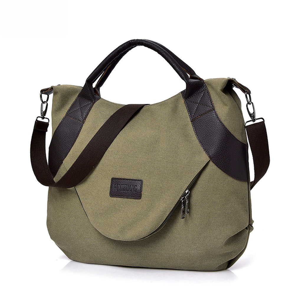 Laptop Street Messenger • Large Canvas Tote