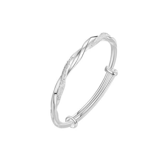 Mobius Ring Couple Bracelet • Silver Couple Bracelet