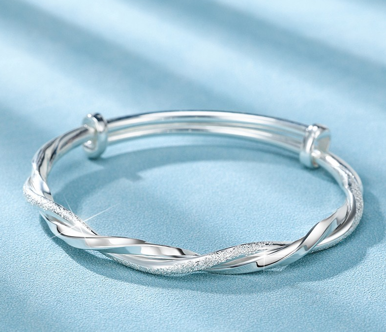 Mobius Ring Couple Bracelet • Silver Couple Bracelet