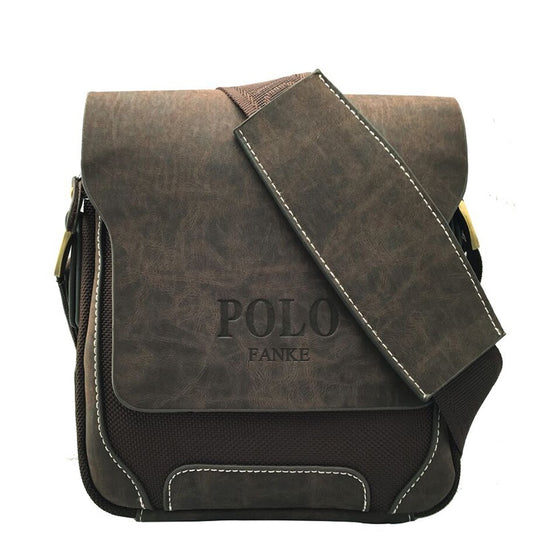 Oxford Crossbody Bag • PU Leather Messenger Bag