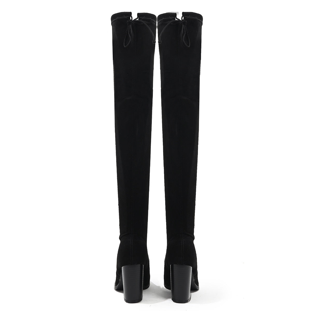 Thick Heel Over the Knee Boots • Hight Heel Suede Boots