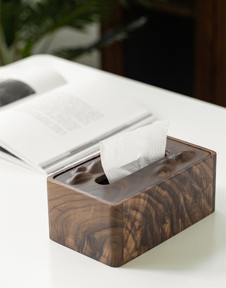 Tissue Box Drawer • Black Walnut Wood Box