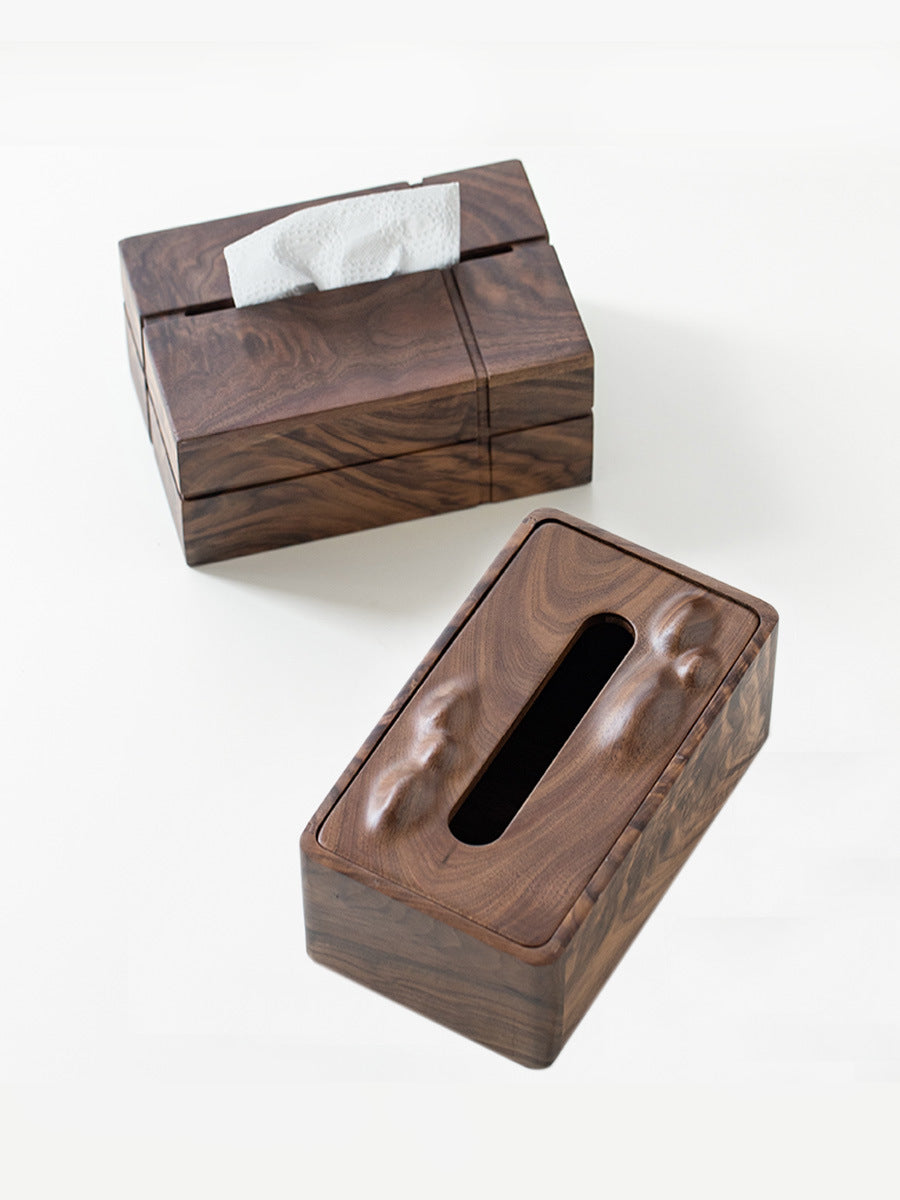 Tissue Box Drawer • Black Walnut Wood Box