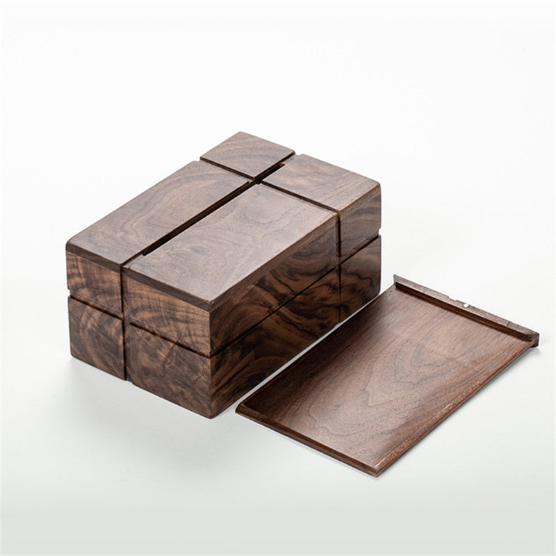 Tissue Box Drawer • Black Walnut Wood Box