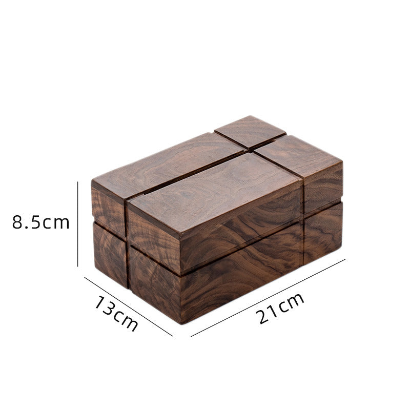 Tissue Box Drawer • Black Walnut Wood Box