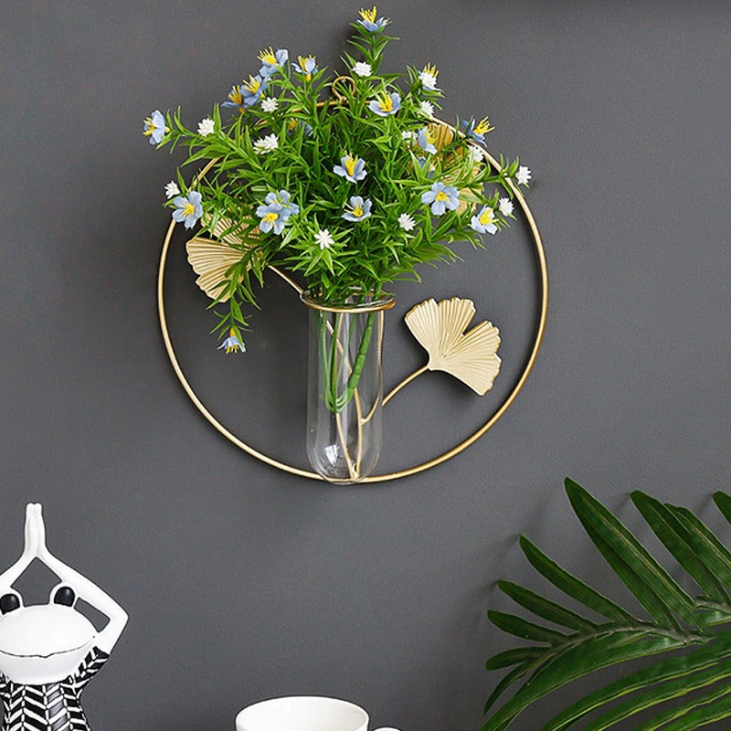 Wall Flowers Vase • Wall Hanging Iron Pots