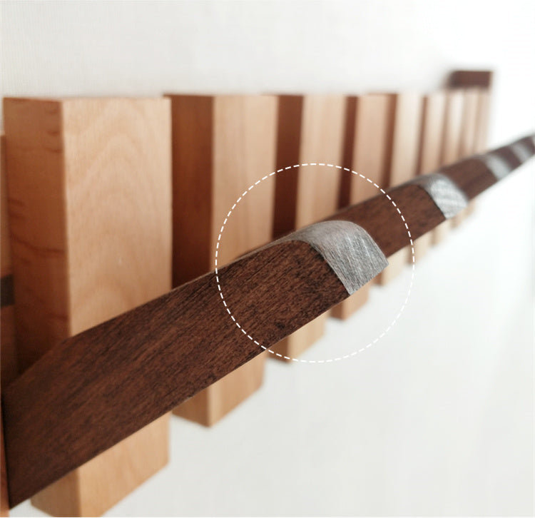 Wall-Mounted Hook • Black Walnut Coat Rack