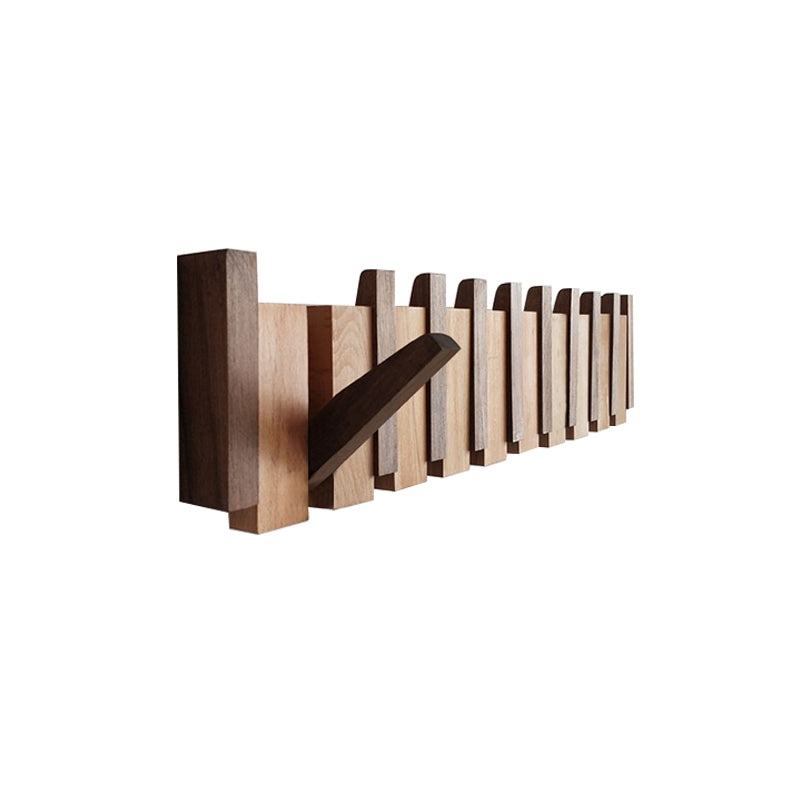 Wall-Mounted Hook • Black Walnut Coat Rack