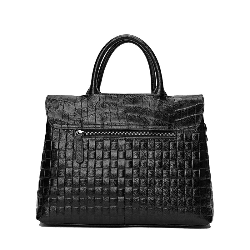 Tote Shoulder Handbag • Alligator Leather Bag