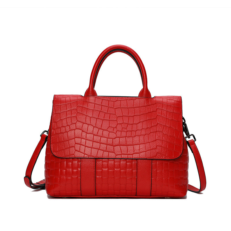 Tote Shoulder Handbag • Alligator Leather Bag