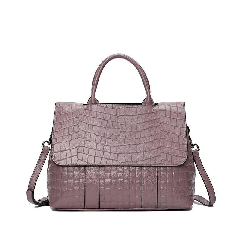 Tote Shoulder Handbag • Alligator Leather Bag