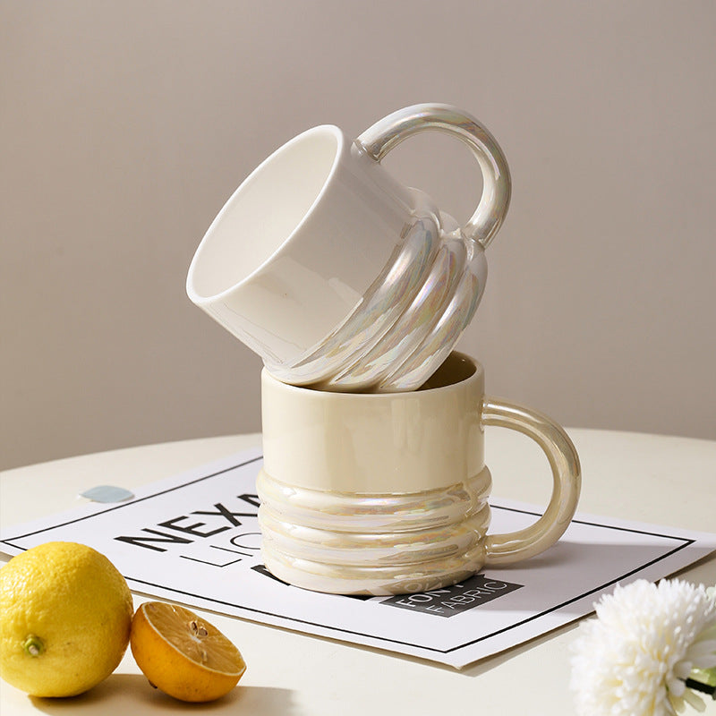 Ceramic Coffee Cup • Electroplated Mugs