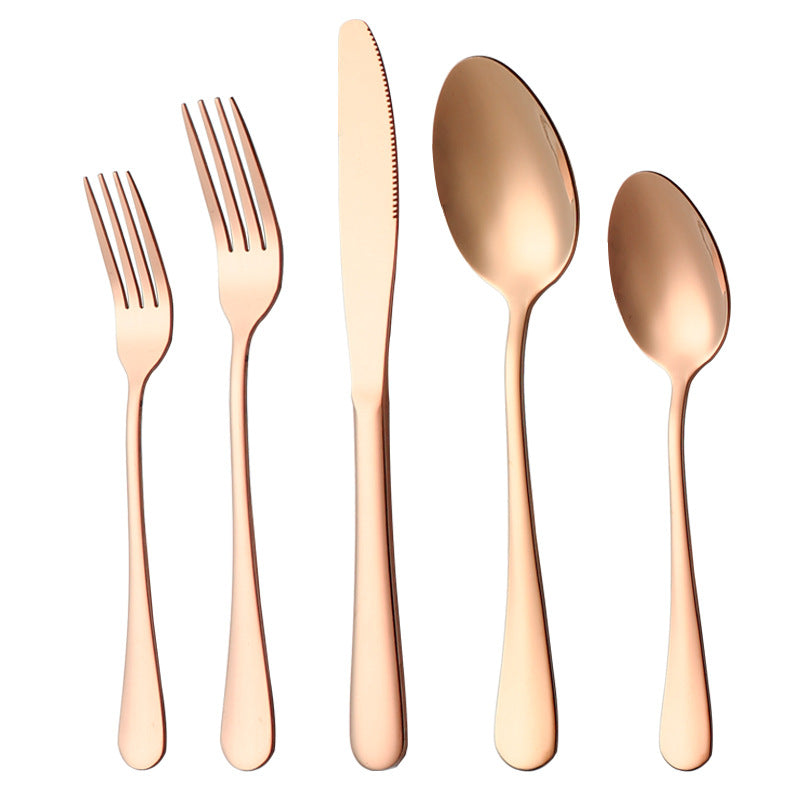 20 Pieces Cutlery Set • Gold Plated Stainless Steel