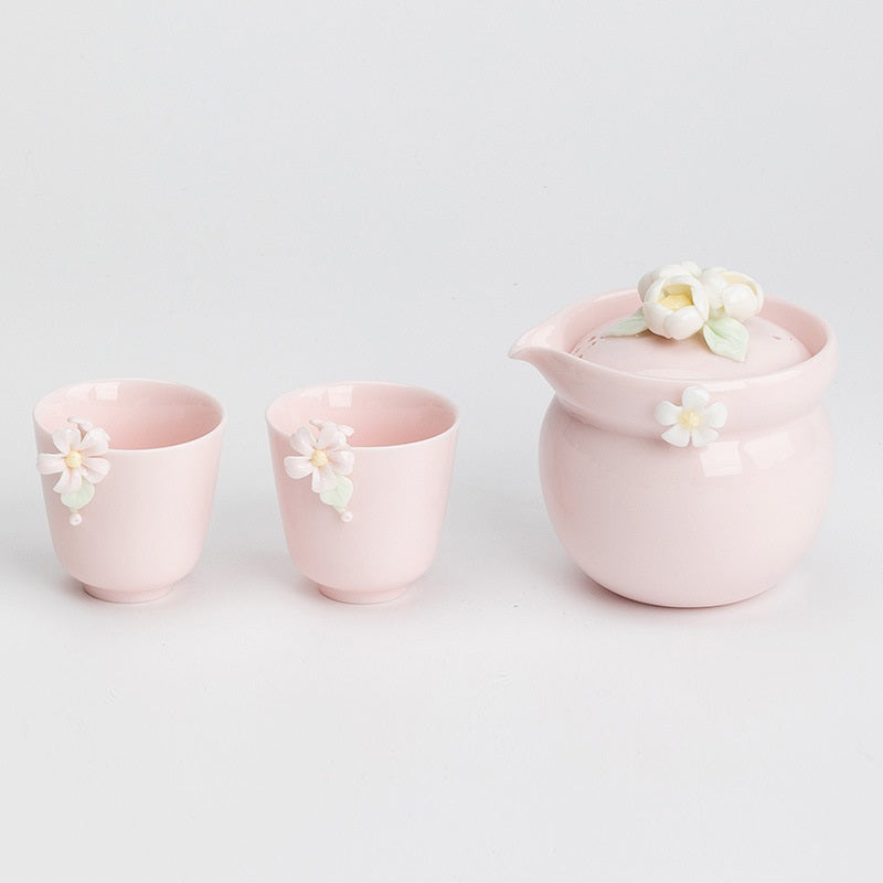 Spring Flower Pot • Ceramic Tea Set