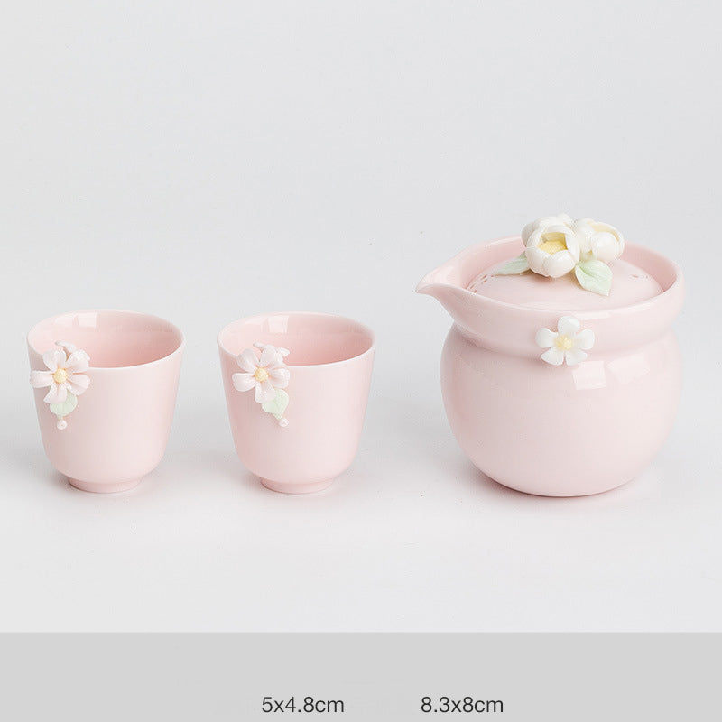 Spring Flower Pot • Ceramic Tea Set