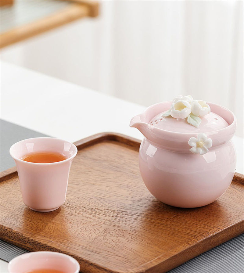 Spring Flower Pot • Ceramic Tea Set