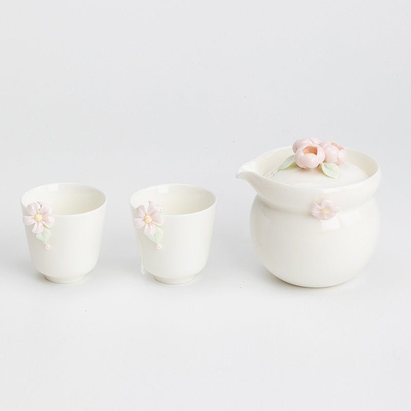 Spring Flower Pot • Ceramic Tea Set